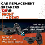 Car Speaker Replacement fits 1999-2002 for GMC Sierra  2 door