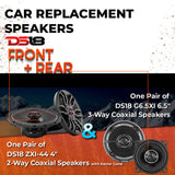 Car Speaker Replacement fits 1996-2005 for GMC Safari