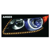 Heise HE-ASV Side View Amber Light Strips - 24 Inch, 60 LED, Pair, Bulk