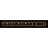 Heise H-R335-BLK 3528 Red/Black Light Strip with Black Base - 3 Meter, 60 LED