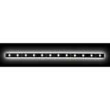 Heise H-W350-BLK 5050 White/Black Light Strip with Black Base - 3 Meter, 60 LED