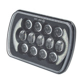 Heise HE-5X7B1 LED Light with Black Face - 5"x7", 17 LED