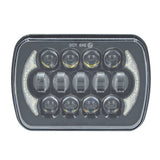 Heise HE-5X7B1 LED Light with Black Face - 5"x7", 17 LED