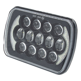 Heise HE-5X7B1 LED Light with Black Face - 5"x7", 17 LED