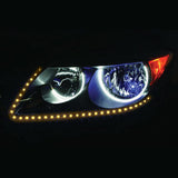 Heise HE-ASV Side View Amber Light Strips - 24 Inch, 60 LED, Pair, Bulk
