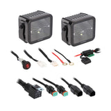 Heise HE-BCF32PK Blackout 3" - 4 LED Flood Cube - 2 Pack