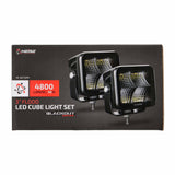 Heise HE-BCF32PK Blackout 3" - 4 LED Flood Cube - 2 Pack