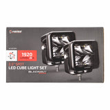 Heise HE-BCS2PK Blackout 2.5" - 4 LED Spot Cube - 2 Pack