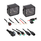 Heise HE-BCS32PK Blackout 3" - 4 Spot Cube 2 Pack