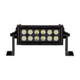 Heise HE-BDR8 Dual Row Blackout Lightbar - 8 Inch, 12 LED