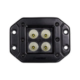 Heise HE-BFMCL2 Flush Mount Cube Blackout Flood Light - 3 Inch, 4 LED