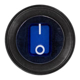 Heise HE-BRS Blue Round Rocker Switch - 5-Pack