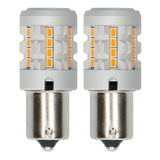Heise HE-C1156A 1156 Amber Bulbs with Integrated Internal CANBUS System - 2-Pack