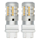 Heise HE-C3157A 3157 Amber Bulbs with Integrated Internal CANBUS System - 2-Pack