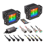 Heise HE-CHASE-FCLKT Flush Mount Chasing LED Cube Lights