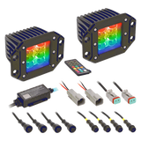 Heise HE-CHASE-FCLKT Flush Mount Chasing LED Cube Lights