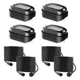 Heise HE-CHASE-K4 Chasing Wide Angle Rock Light Kit - 4 Pack