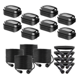 Heise HE-CHASE-K8 Chasing Wide Angle Rock Light Kit - 8 Pack