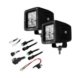 Heise HE-CL22PK Cube Flood Light - 3 Inch, 4 LED, 2-Pack
