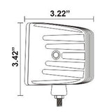 Heise HE-CL22PK Cube Flood Light - 3 Inch, 4 LED, 2-Pack
