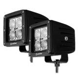 Heise HE-CL22PK Cube Flood Light - 3 Inch, 4 LED, 2-Pack
