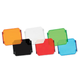 Heise HE-CLLR Red Protective Lens Cover for Cube Lights