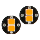 Heise HE-CT10A T10 Amber Bulbs with Integrated Internal CANBUS System - 2-Pack
