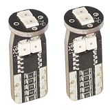 Heise HE-CT10R T10 Red LED Bulbs with Integrated Internal CANBUS System - 2-Pack