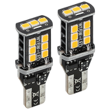 Heise HE-CT15W T15 White Bulbs with Integrated Internal CANBUS System - 2-Pack