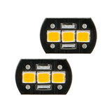 Heise HE-CT15A T15 Amber Bulbs with Integrated Internal CANBUS System - 2-Pack