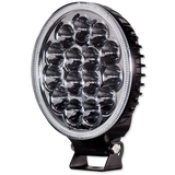 Heise HE-DL4 Round Driving Light - 7 Inch, 15 LED