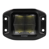Heise HE-FMBCF Blackout Flush Mount 3.5" Cube 4 LED Light - Flood