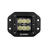 Heise HE-FMCL3 Flush Mount Cube Flood Light - 3 Inch, 6 LED