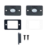 Heise HE-FMTL1B Blue Flush Mount Accent Light - 1.5x3 Inch, 3 LED