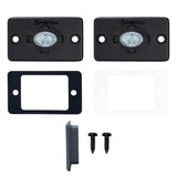 Heise HE-FMTL1G Green Flush Mount Accent Light - 1.5x3 Inch, 3 LED