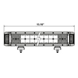 Heise HE-HDRS14 Dual-Row High Output Sidelight Lightbar - 15.2 Inch, 24 LED