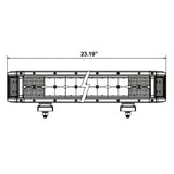 Heise HE-HDRS22 Dual-Row High Output Sidelight Lightbar - 23.2 Inch, 40 LED