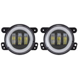 Heise HE-JWBFL02RGB Fog Lights with RGB Halo - 4 Inch, 3 LED