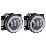 Heise HE-JWBFL02RGB Fog Lights with RGB Halo - 4 Inch, 3 LED