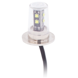 Heise HE-MUSTR-S1W White LED Strobe Light Bulb - 8 LED