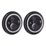 Heise HE-PBHL702RGB 7" LED Light w/RGB Halo and Black Front Face - 7 Inch, 6 LED