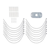 Heise HE-RGBW-K8 RGBW Wide Angle Rock Light Kit - 8 Pack