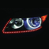 Heise HE-RSV54 Side View Red Light Strips - 54 Inch, 135 LED, Pair, Bulk