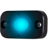 Heise HE-TL1B Blue Auxiliary Lighting Pod - 1.5x3 Inch, 3 LED