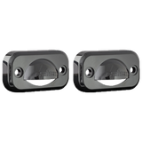Heise HE-TL1DIV Black Accent Lighting Cover/Diverter - Pair