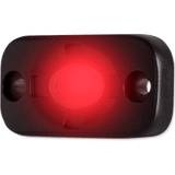 Heise HE-TL1R Red Auxiliary Lighting Pod - 1.5x3 Inch, 3 LED