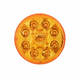 Heise HE-TR2505 Round Amber Marker/Clearance Light - 2.5 Inch, 9 LED