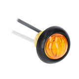 Heise HE-TR7502 Round Amber Marker/Clearance Light - .75 Inch, 3 LED