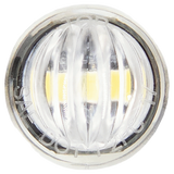 Heise HE-TR7503 Round White Marker/Clearance Light - .75 Inch, 3 LED