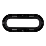 Heise HE-TRM01 Plastic Flange for Oval Trailer Lights - 6 Inch, 10-Pack